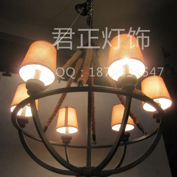 供应美式吊灯欧式灯美式乡村田园铁艺复古灯具客厅卧室餐厅吊灯