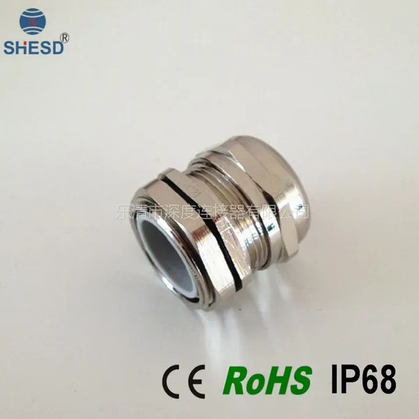 【深度连接器】CE认证IP68 金属防水接头