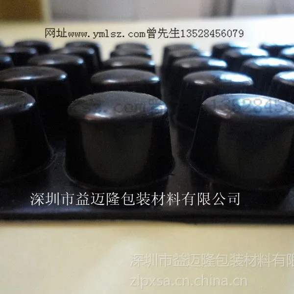 供应亚克力支架展示用品防滑胶脚 玻璃制品加厚加高橡胶脚垫
