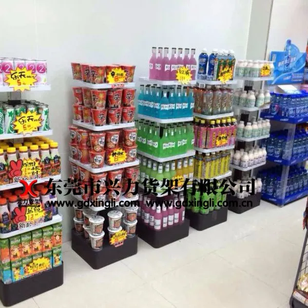 连锁便利店货架7-11、促销堆头架、美宜佳货架、全家便利商店货架
