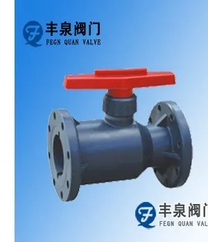 供应塑料法兰球阀,丰泉牌塑料球阀,温州塑料球阀厂家