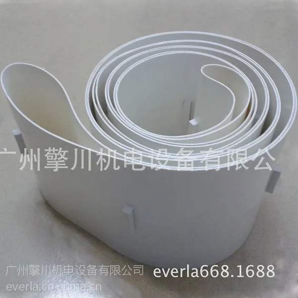 供应白色聚氨PU 擎川输送带 食品级皮带 质量保证