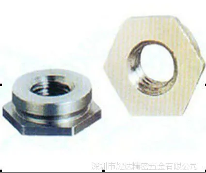批发F-M3-1镶入螺母 铁质片形螺母