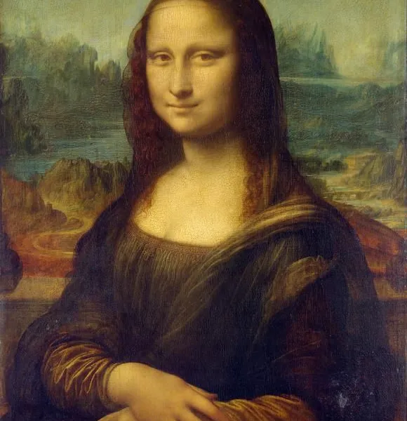 名画城批发供应油画 高防精品画-达芬奇《蒙娜丽莎》