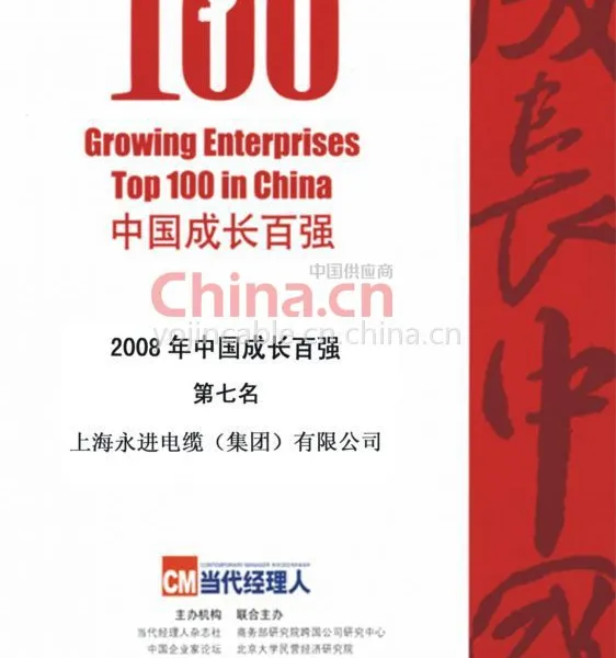 中国成长百强
