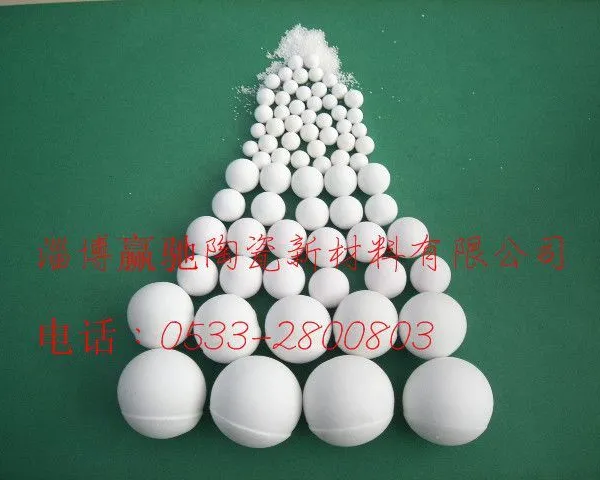淄博赢驰供应氧化铝陶瓷研磨球,高铝球