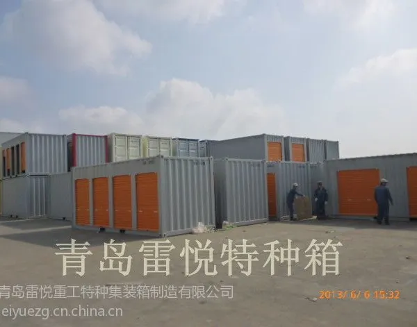 供应专供日本国20ft仓储箱雷悦制造金属仓储笼
