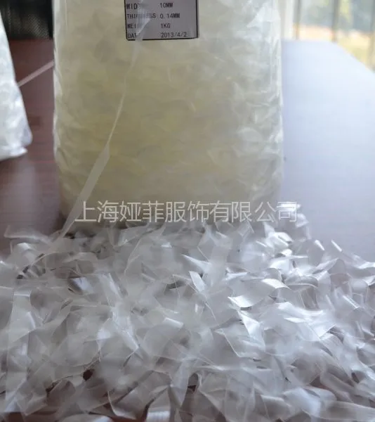 供应TPU透明弹力带,透明吊带,透明挂衣带,印字透明带,透明肩带