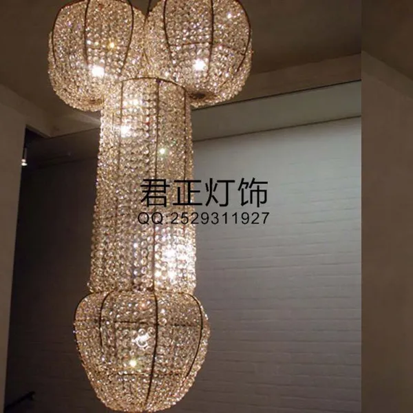 供应【水晶吊灯】高档酒店工程非标吊灯 大气奢华水晶吊灯 厂家直销售