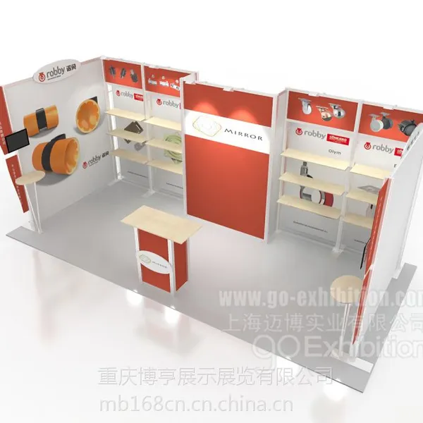 供应组合展位设计制作,型材组合展位,重复使用便携式展位布展