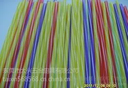 供应单枝挤出彩色吸管定制
