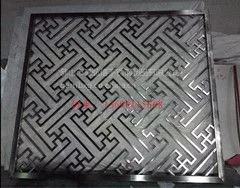 供应玫瑰红镂空彩色不锈钢屏风 不锈钢屏风专业订做