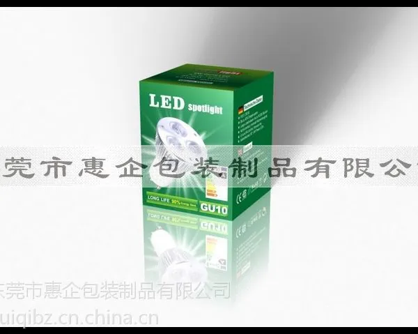 供应东莞南城专业LED灯包装彩盒,白盒、中性纸箱、不干胶标签印刷厂
