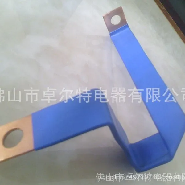 供应低价批发裸铜软连接线 多功能汽车铜导电线 大电流铜皮软性母线