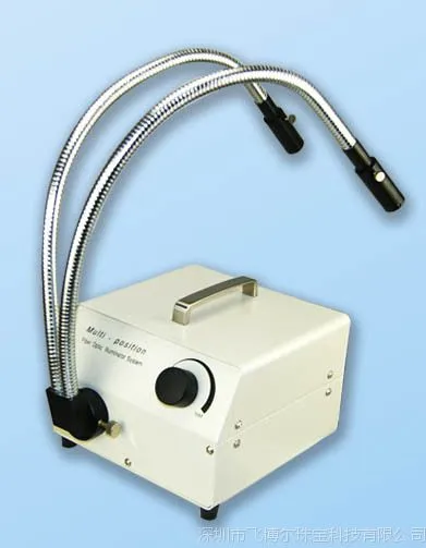 珠宝鉴定专用冷光源/宝玉石专用冷光源/双硬管冷光源光纤灯150W