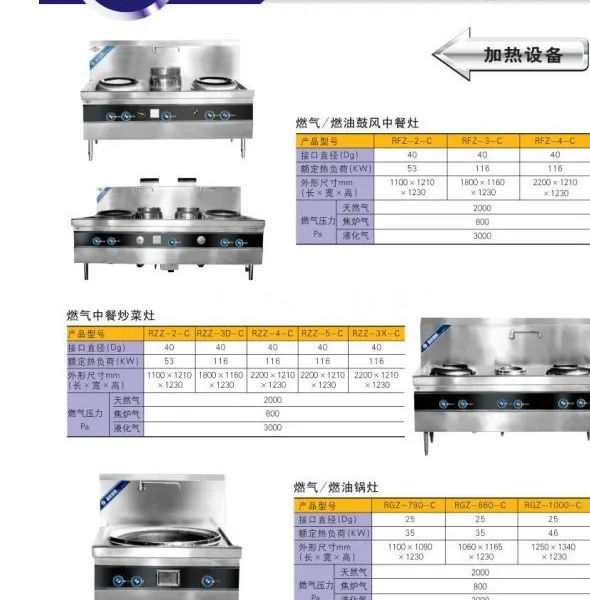 供应质量的厨房设备厂家 节能灶具 燃气炊具
