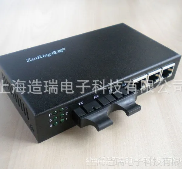 供应二光四电光纤交换机 单模单纤20KMSC 2光4电百兆单纤交换机