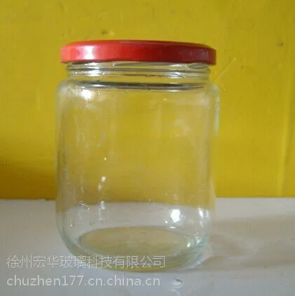 厂家直销玻璃酱菜瓶 玻璃果酱瓶 玻璃蜂蜜瓶无铅玻璃制品
