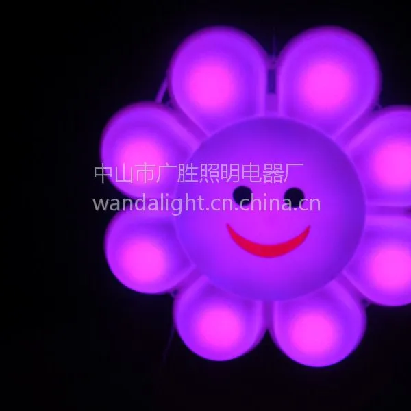 供应广万达街道亮化专用LED彩灯LED笑脸灯(GWD-XLD010)