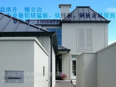 供应立边咬合系统25-430钛锌板金属面屋面&墙面