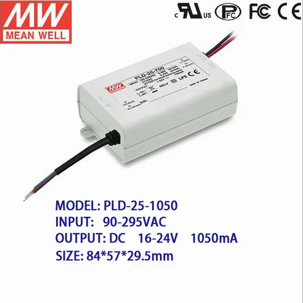 ��Ӧ̨����γ��ԴPLDϵ��PLD-25-350-700-1050-1400��PFC�ܿǷ�ˮ����LED��Դ