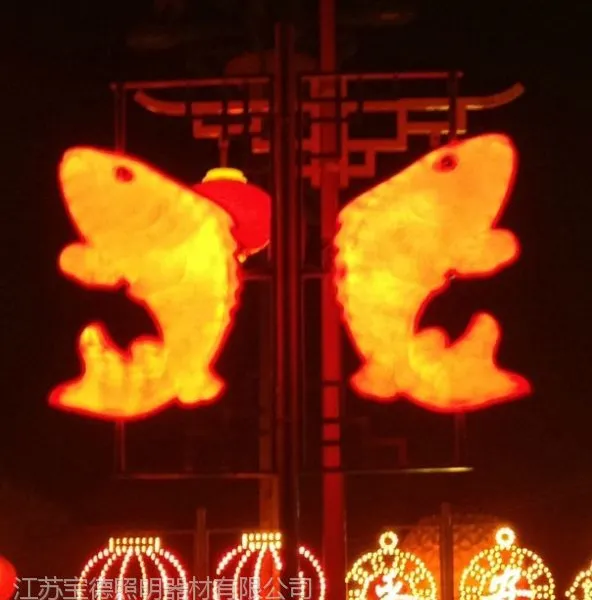 供应喜庆的日子发光体LED中国结景观 红灯笼LED中国结景观灯