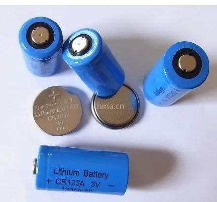 供应保安巡检器CR123A 3V电池 巡检棒电池 巡更器专用3V锂电池