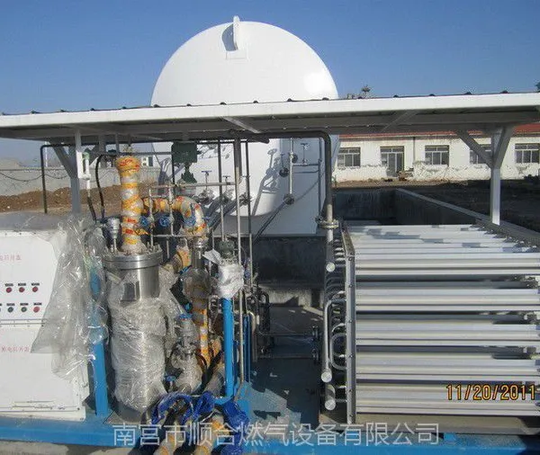LNG卸车增压气化器 天然气增压空温式气化器