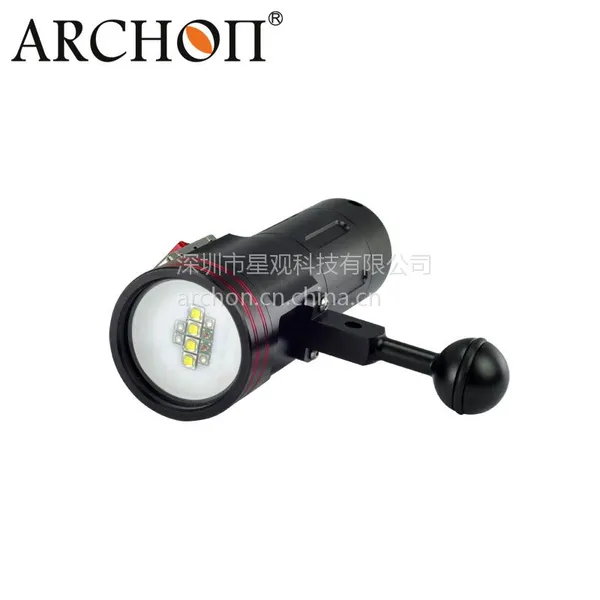 供应ARCHON奥瞳W40VR专业潜水手电筒 LED 强光 探照 摄影 补光 2600流明