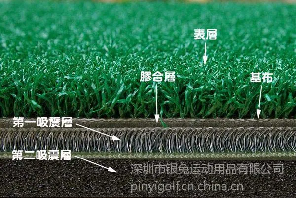 供应原装进口台湾 3层高尔夫打击垫 耐用 防滑 防翘边