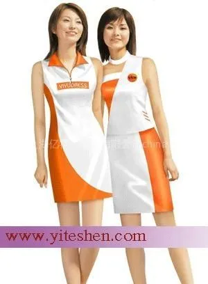 供应,贡缎,靓丽,商品促销服,女装加工定制,服装订制。