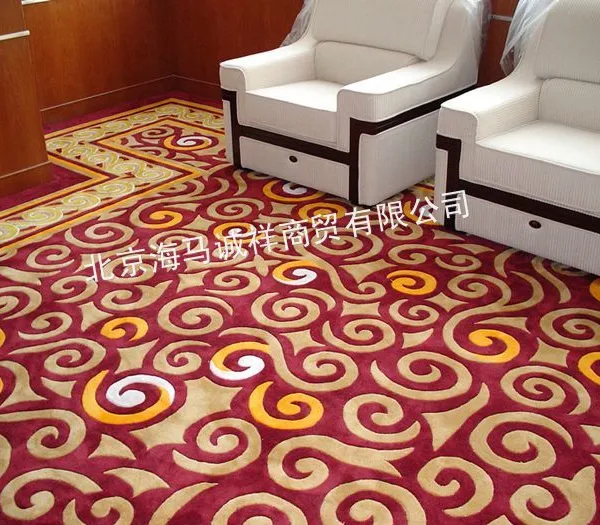 供应海马地毯羊毛手工编织地毯办公地毯酒店地毯订做批发