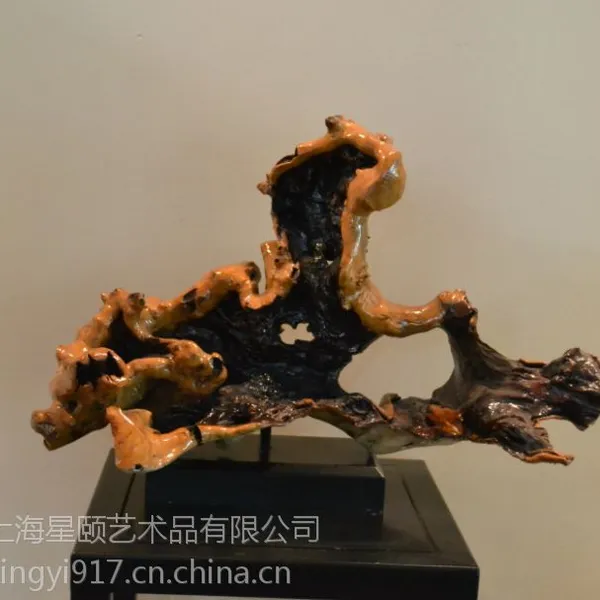 植物根雕摆件 会所饰品 家居配饰 酒店空间陈设