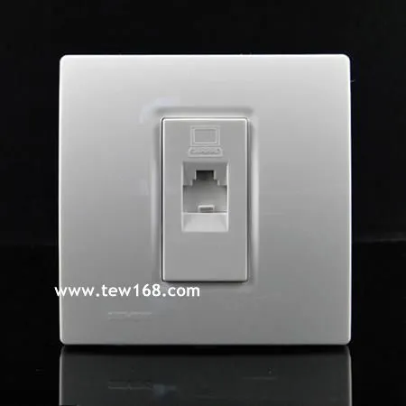 供应珠海西门子开关插座价格 灵动 点晶 灵动系列白色一位电脑插座5TG07121NC1