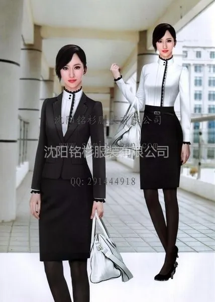 供应辽阳职业装|辽阳服装|售楼员服装|职业女装|女衬衫|女连衣裙|女裙