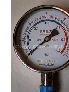 供应YA-100氨用压力表 不锈钢压力表 压力传感器