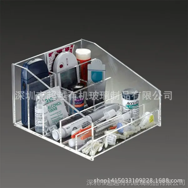 亚克力化妆品盒 亚克力化妆品收纳盒 透明亚克力收纳盒 家居用品