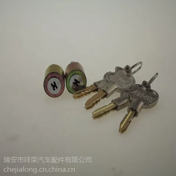 温州祥荣祥荣专业供应点火锁502型工程车锁芯 工程车门锁 汽车把锁(12X32)