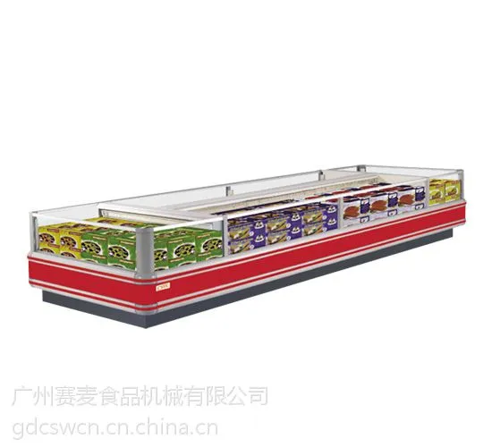 供应希世达冰柜超市风幕柜系列岛柜(多式段、分体风)
