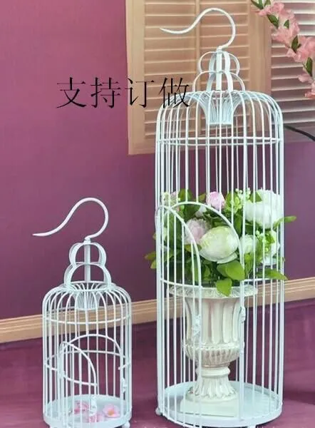 中天铁艺鸟笼订做 销售 酒店 花园摆饰鸟笼