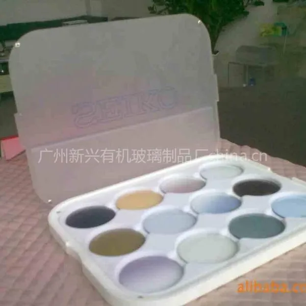 供应广州有机玻璃加工镜片展示盒