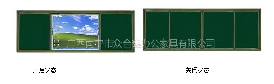 南宁哪里定做推拉黑板,南宁组合推拉黑板批发商,左右推拉黑板