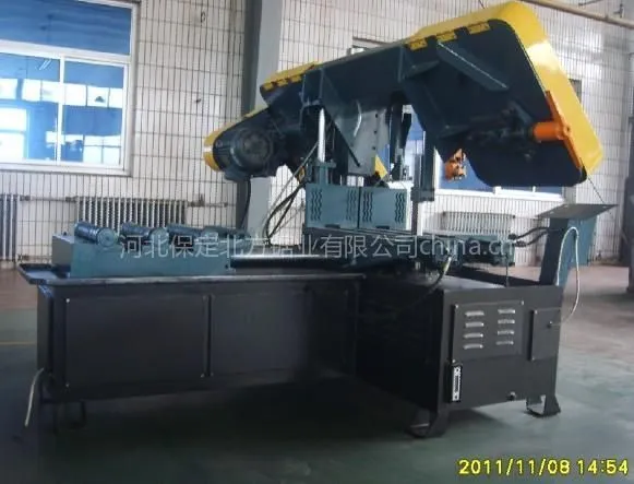 供应V6-GZK4235数控全自动金属带锯床| CPU微电脑全自动控制 锯带柔性张紧 工件液压夹紧等