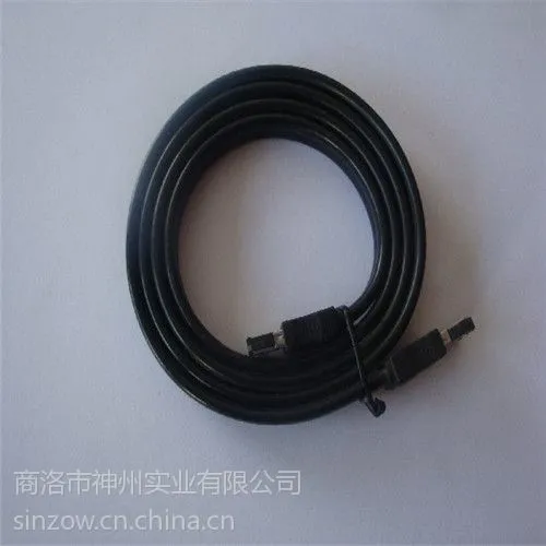 供应DVI数据线陕西省商洛市DVI电脑连电视机 DVI对DVI信号连接线 公对公连接线,黑色注塑镀金头