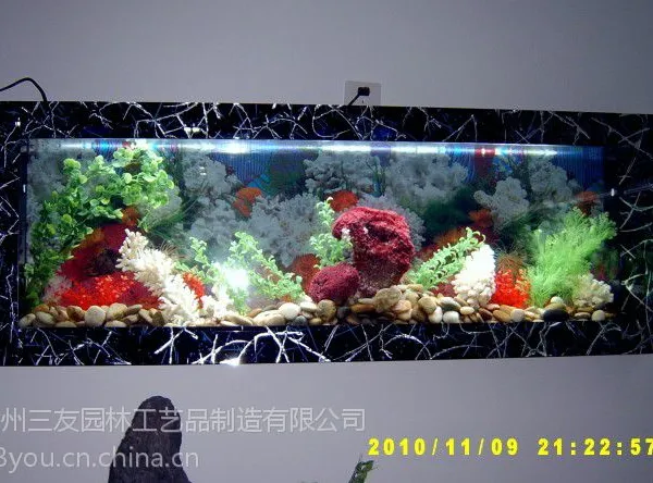 三友水族1.6米流星岁月壁挂式免换水生态鱼缸