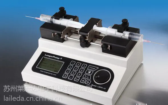 供应兰格双通道推拉注射泵LSP01-1C 适合实验室小流量高精度连续传输