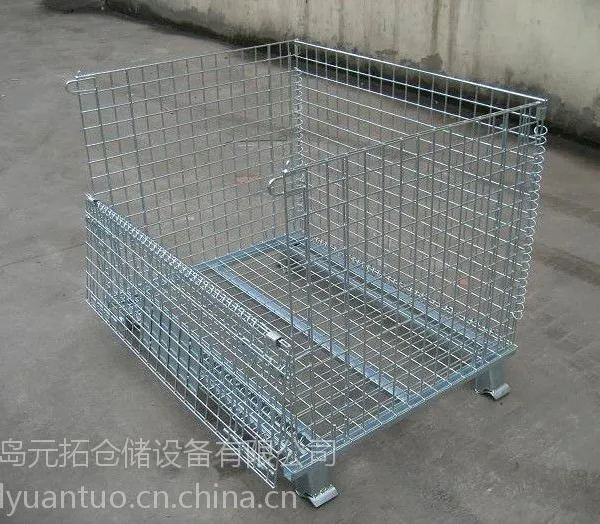 青岛即墨黄岛胶州胶南平度莱西仓储笼折叠式蝴蝶笼