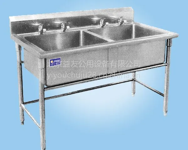 供应中央厨房设备 不锈钢洗菜池制品