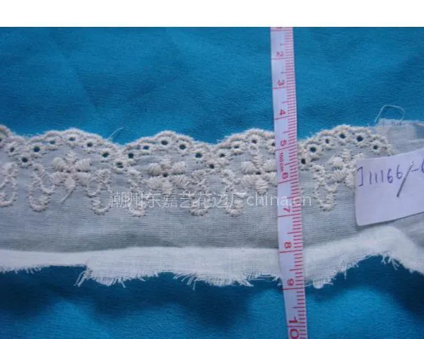 刺绣花边面料embroideries lace fabric cotton fabric 东嘉艺花边面料