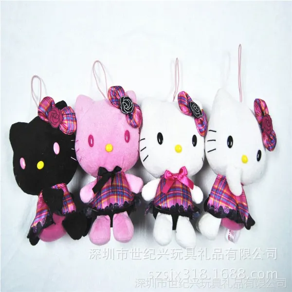 厂家供应热销款hello kitty公仔动漫周边创意毛绒玩具来样加工